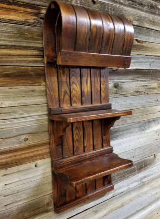 Toboggan with Two Shelves